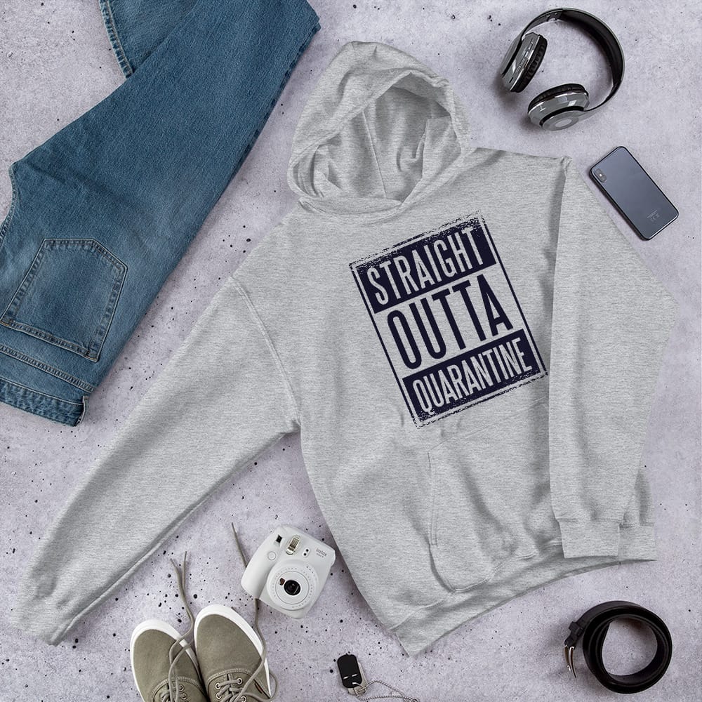 Straight Outta Quarantine Hoodie - Image 2