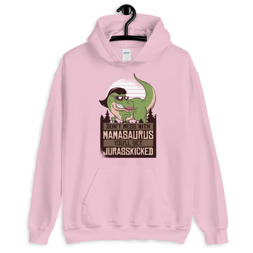Mamasaurus Mom Dinosaur Hoodie