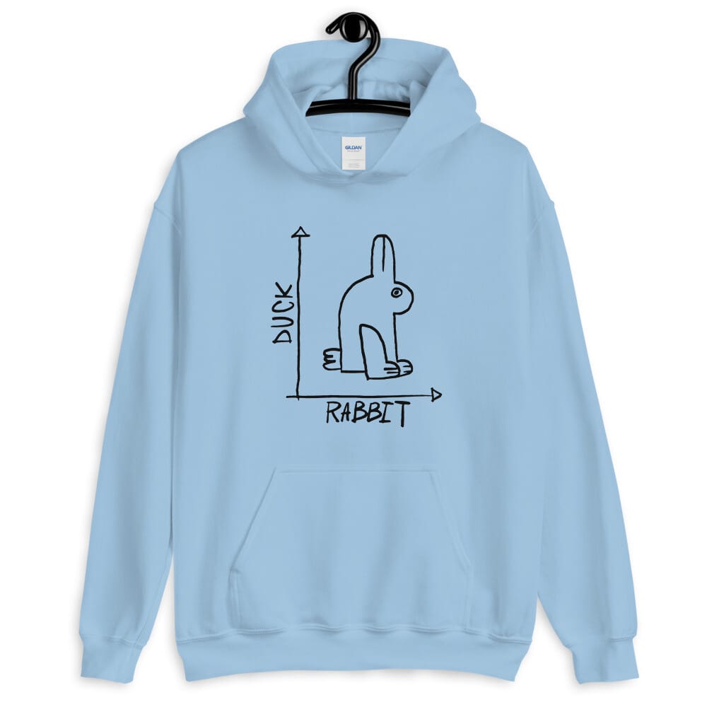 Duck Rabbit Graph Funny Hoodie - Image 4