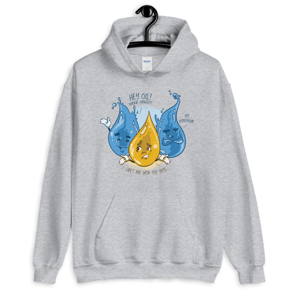 Water Oil Funny Hoodie