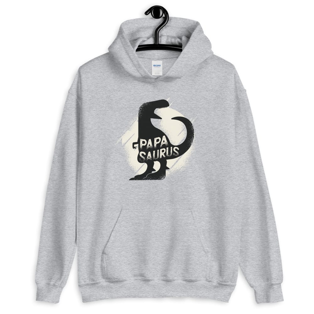 Papasaurus Funny Dinosaur Hoodie