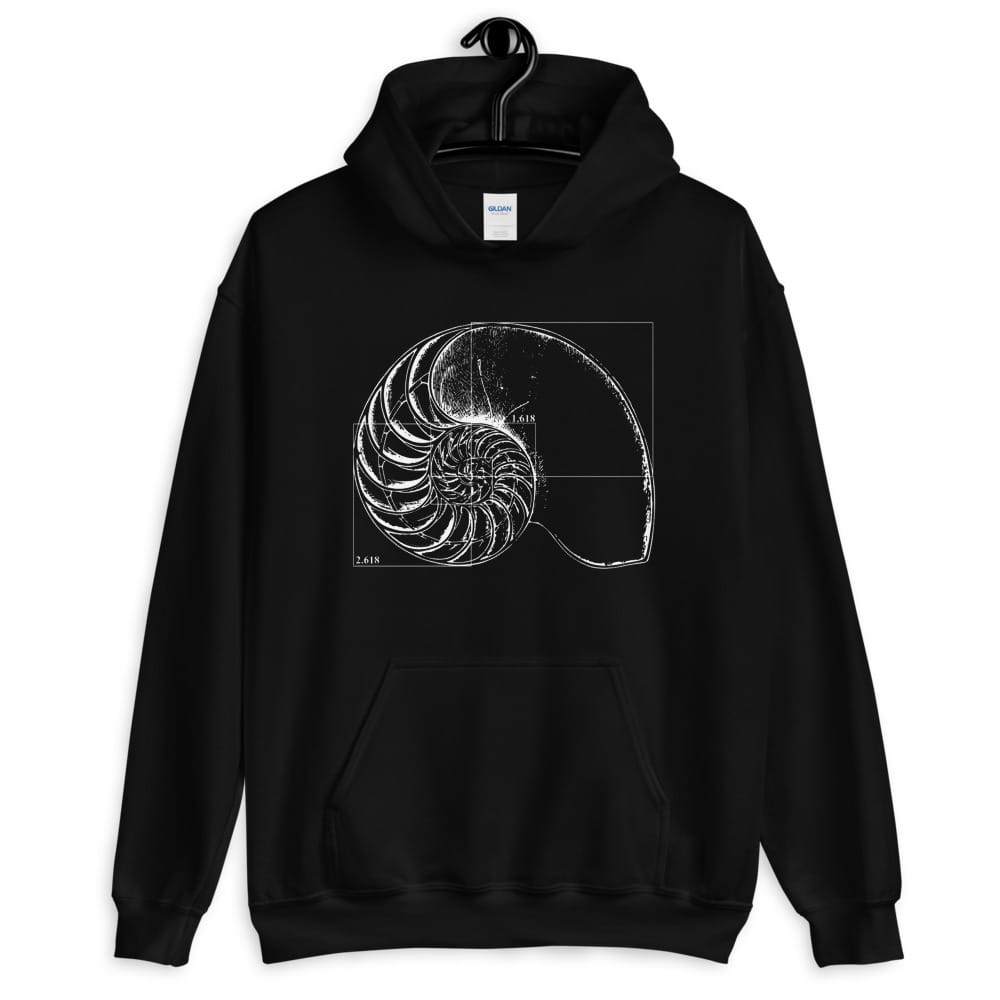 Fibonacci on a Nautilus Hoodie