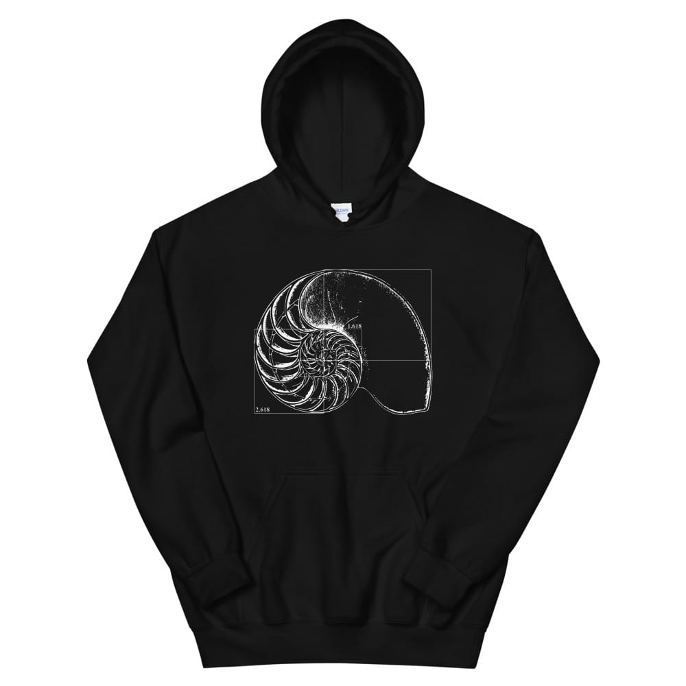 Fibonacci on a Nautilus Hoodie - Image 2