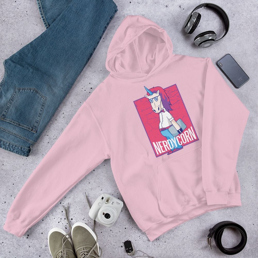 Nerdy Unicorn Hoodie - Image 2