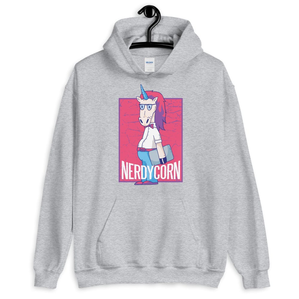 Nerdy Unicorn Hoodie - Image 4