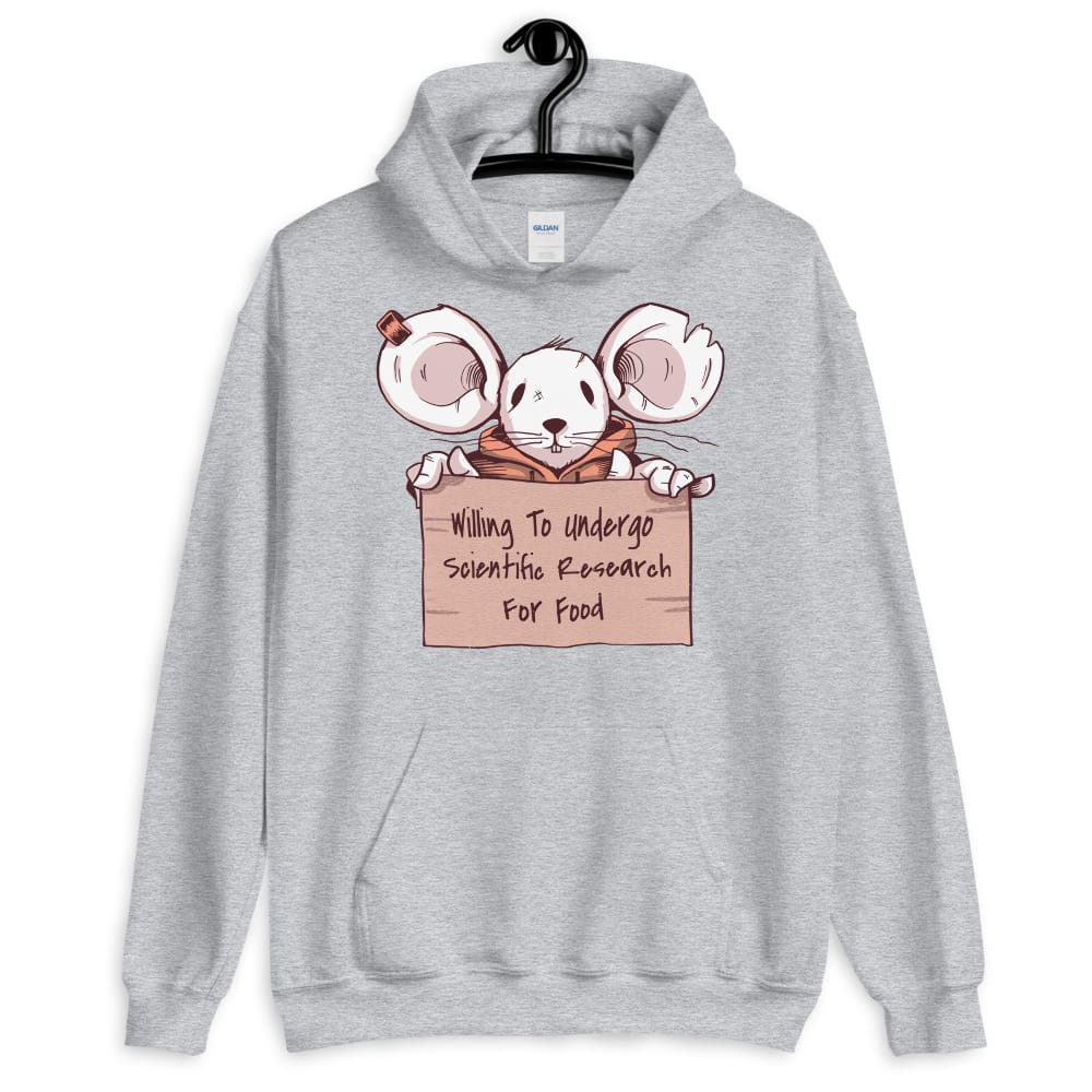 Humor Mouse Research Hoodie - Image 4