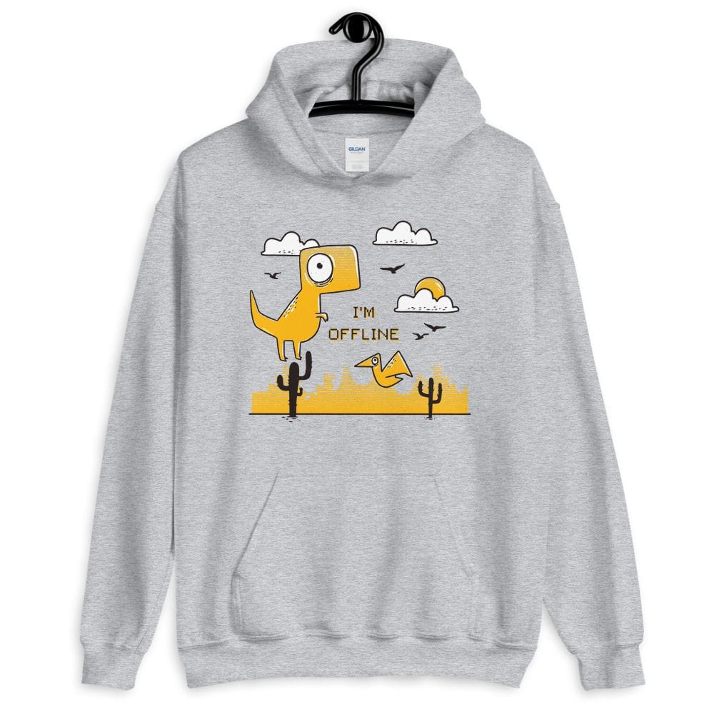 Running Dinosaur Game Hoodie - Image 4
