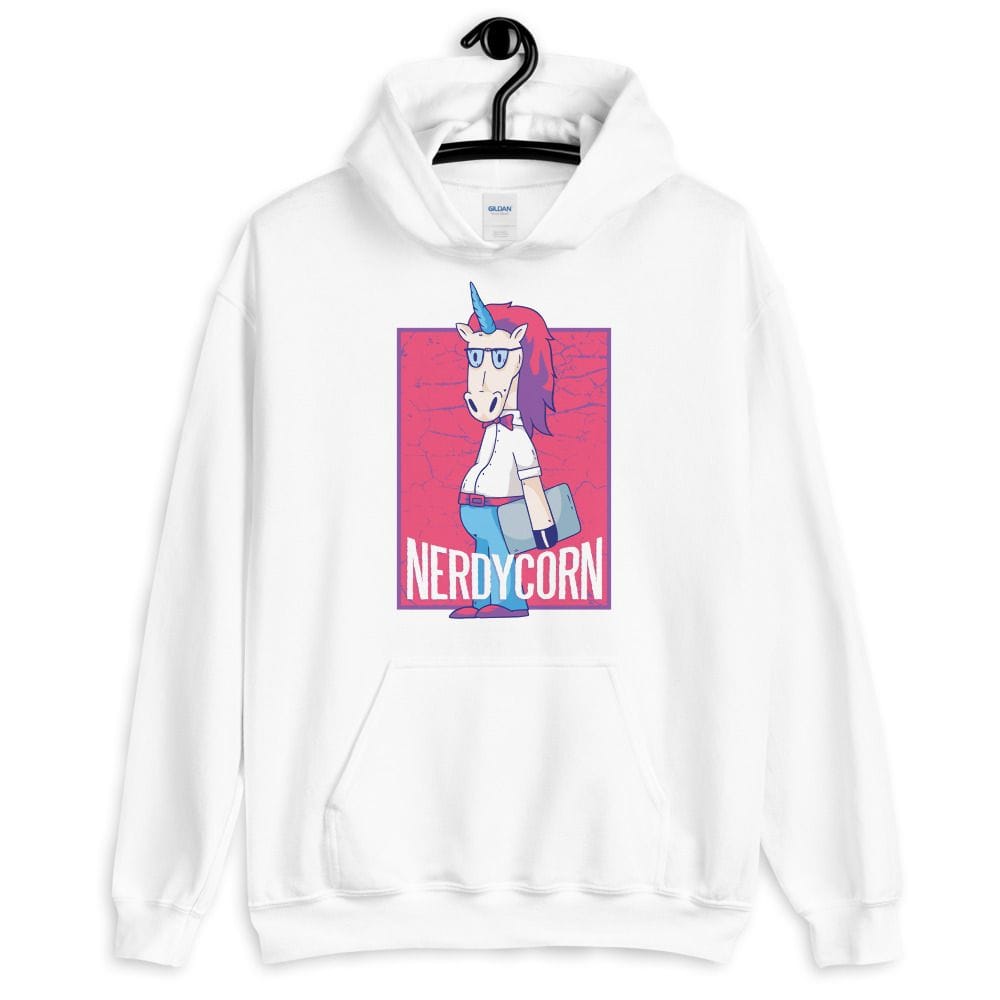Nerdy Unicorn Hoodie - Image 5