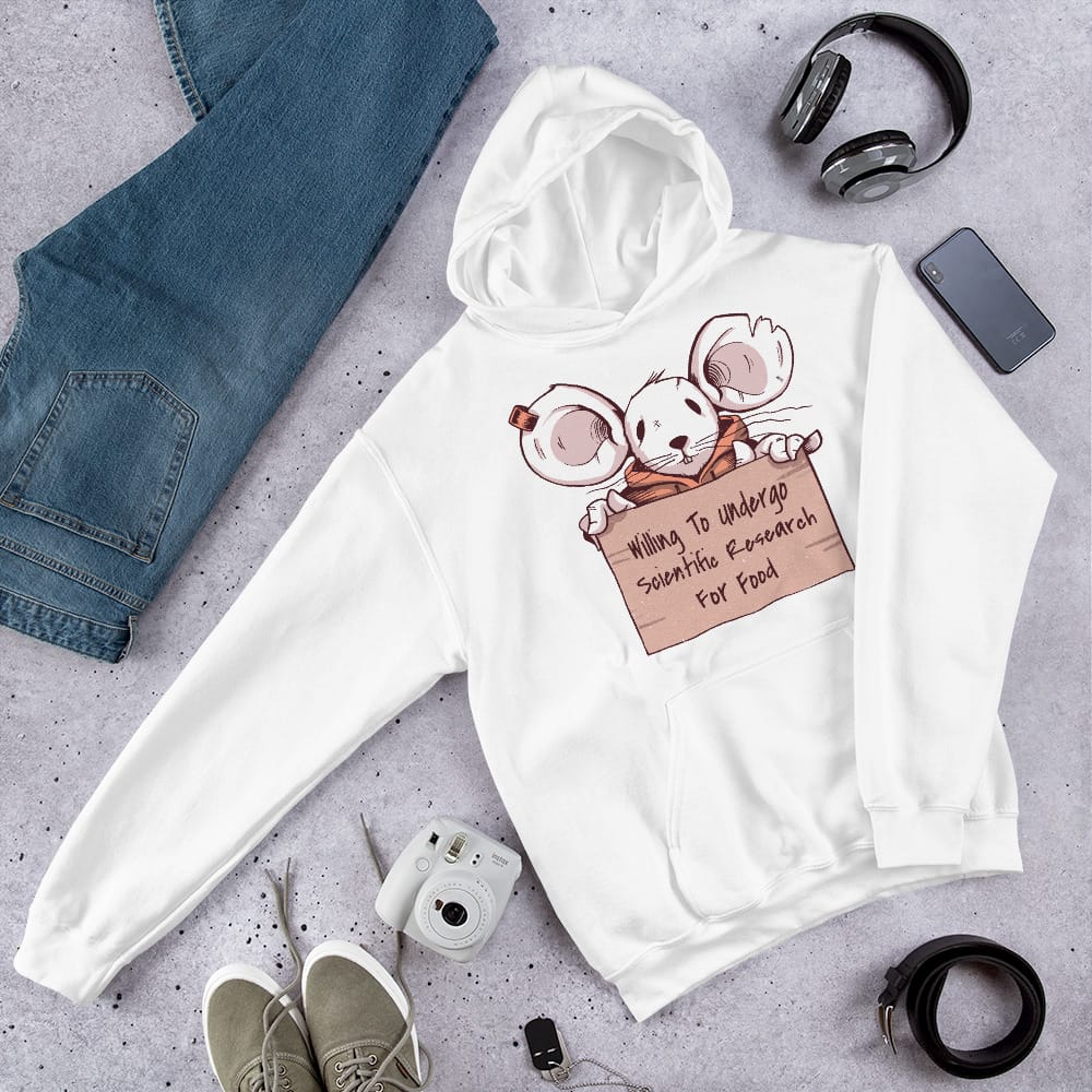 Humor Mouse Research Hoodie - Image 2