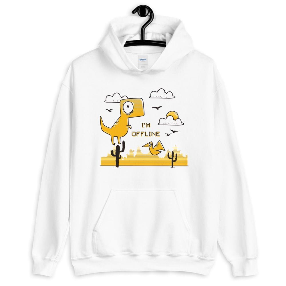 Running Dinosaur Game Hoodie
