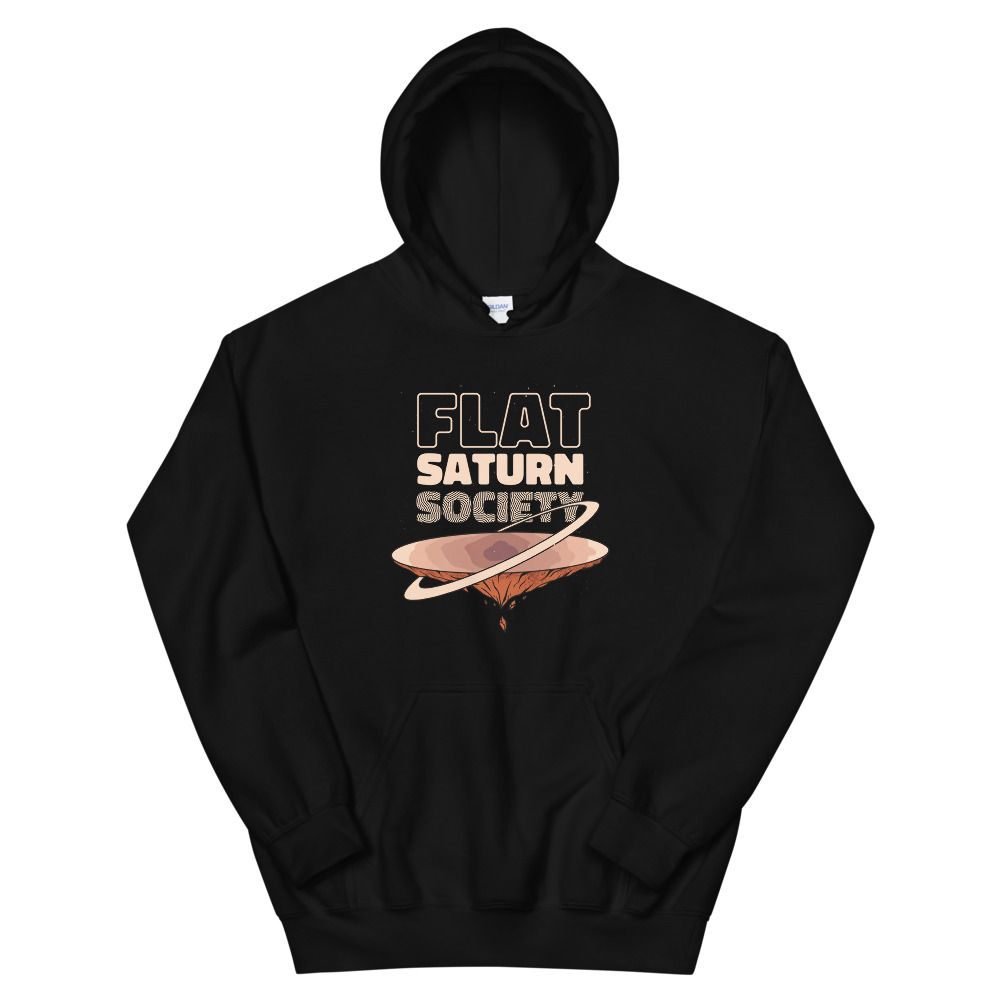 Flat Saturn Society Hoodie - Image 2