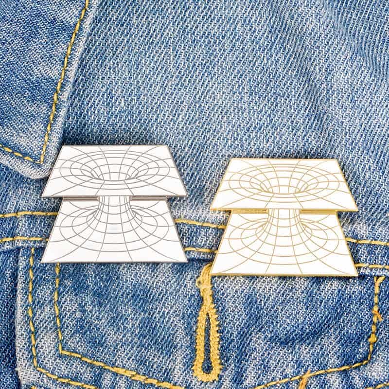 Wormhole Enamel Pin