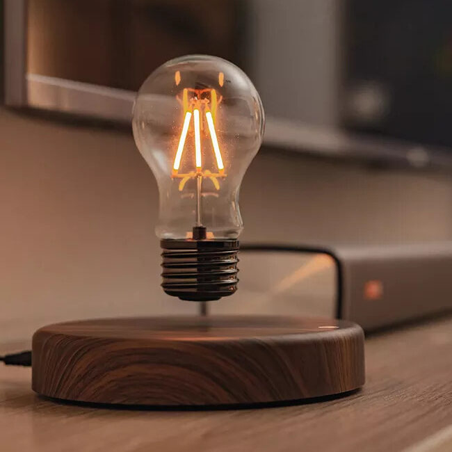Magnetic Levitating Light Bulb
