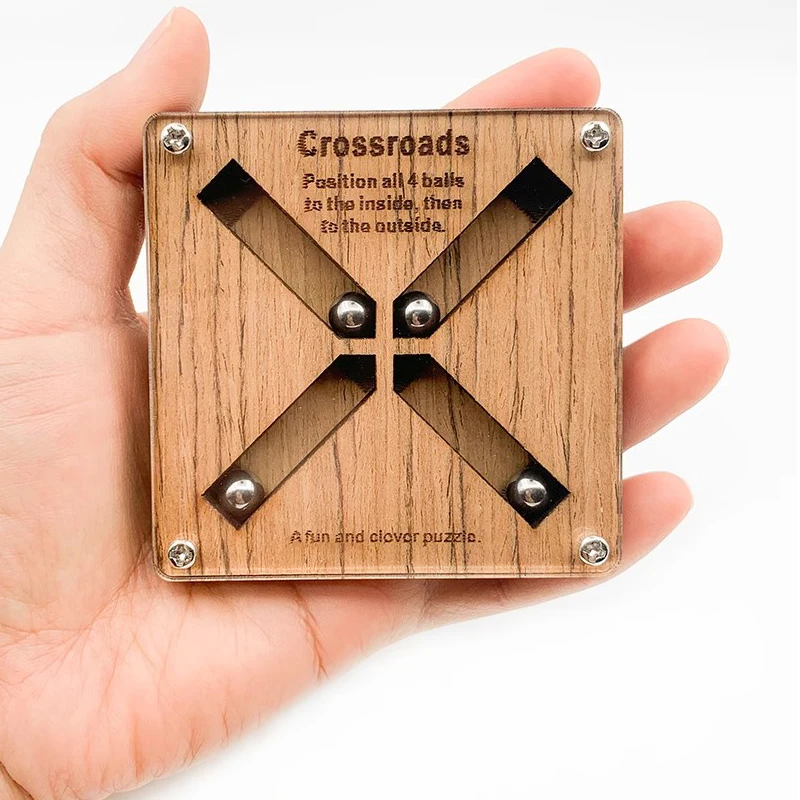 Wooden Crossroad Puzzle
